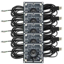 5Pcs 100 Degree Camera Module 1MP OV9732 1280x720 USB Free Driver Manual Focus,with 3 Meter Cable for WinXP/7/8/10