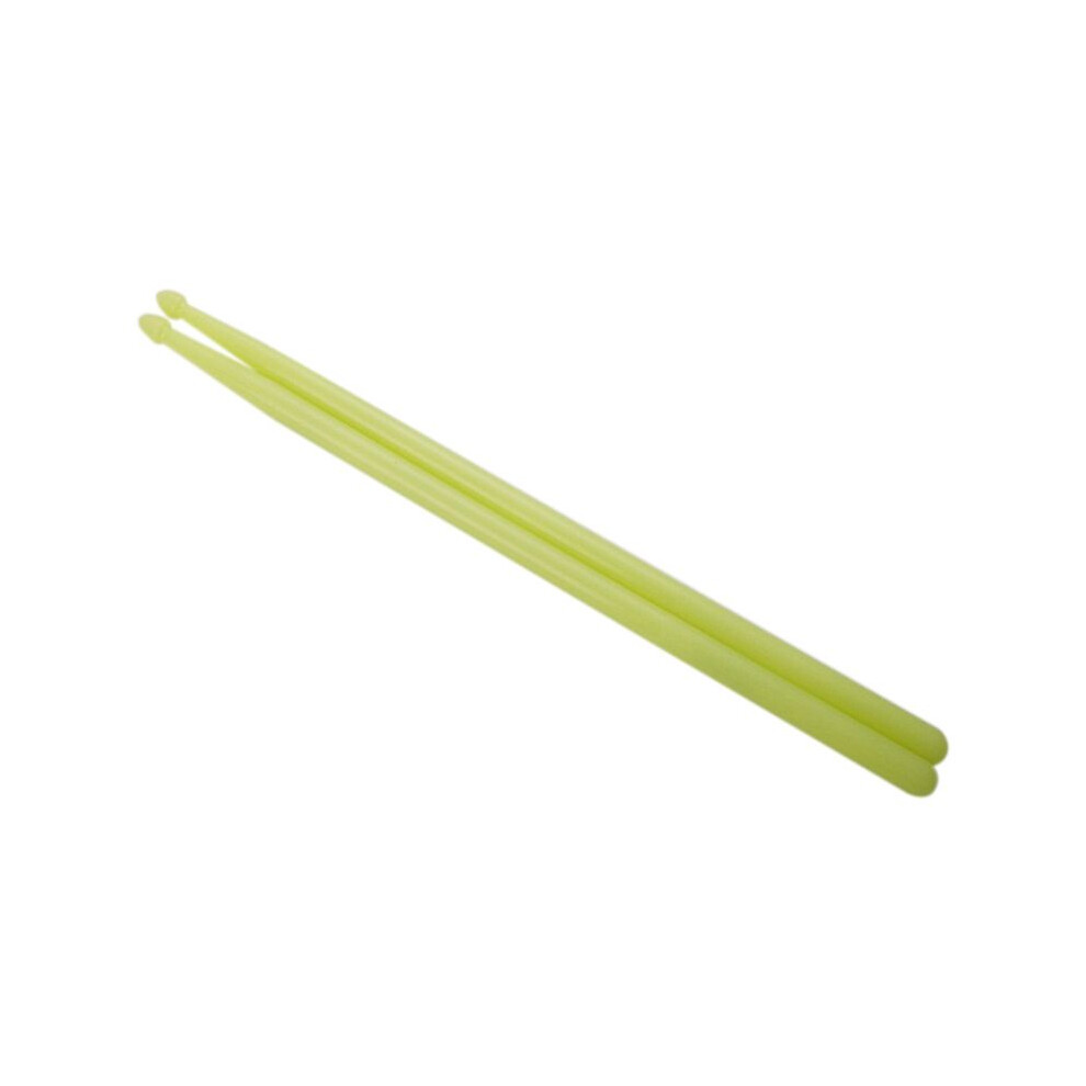 Tlily Light/Green Drums And Sticks, Nylon Luminous Beginner Drums, Drumstick Drum Stick Luminous [ Green]
