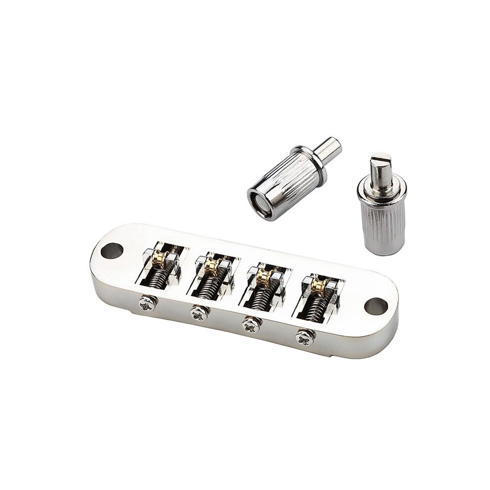 Tune-O-Matic Roller Saddle Guitar Bridge For Lp Sg 4 String Guitars Electric Guitar 6033495015222