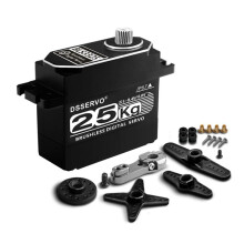 DSSERVO BLS3325mg All Metal No Brushless High Speed Steering Gear Digital Metal Gear 25kg Waterproof No Brush