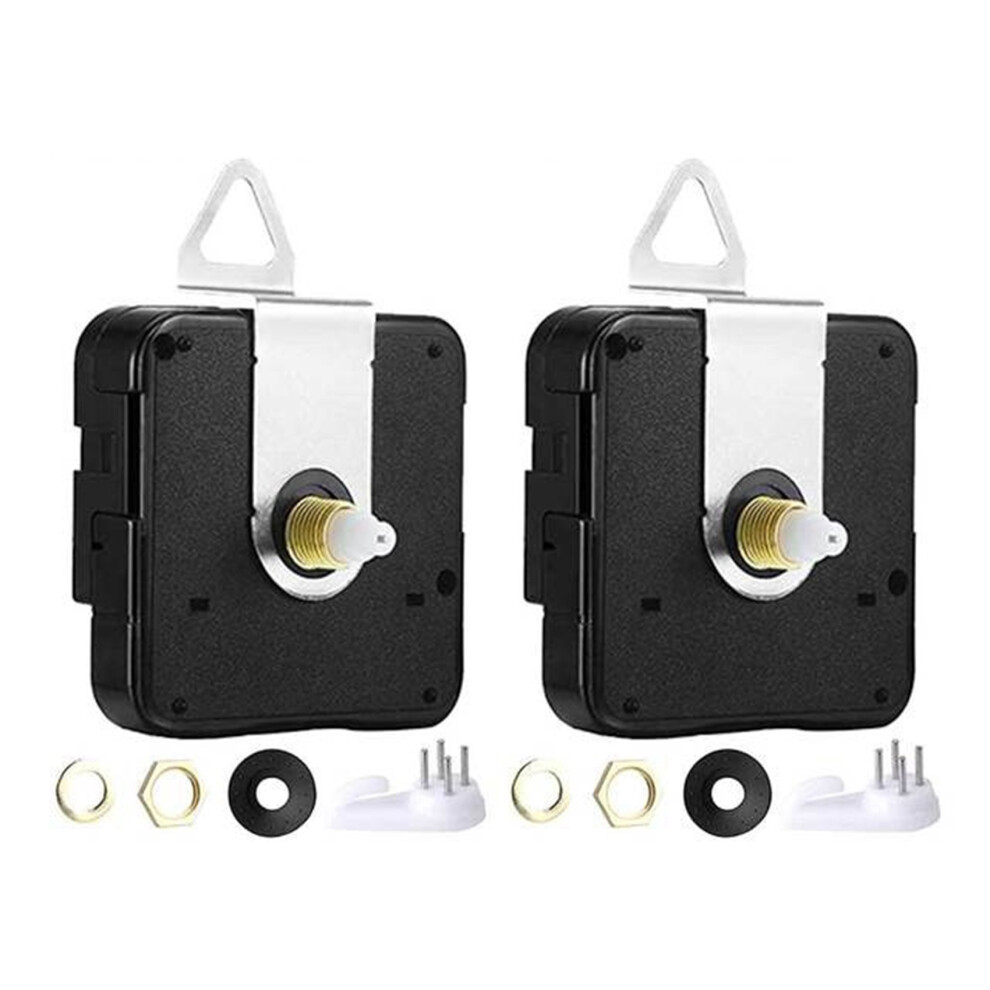 Photos - Other Hand Tools 2Pcs Silent DIY Quartz Wall Clock Movement Mechanism Kit for Repair Parts Replacement Home Decor Timepiece Tools 13mm