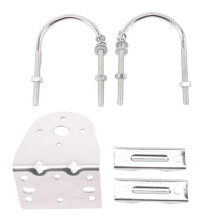 Antenna Mast Clamp with U-Bolts for Ham UHF VHF CB Cellular Trucker Antenna,Antenna Mount Bracket for N Female Type