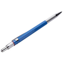 Welders Pencil with 6Pcs Round Refills, 2.0 mm Mechanical Pencil for Pipe Fitter Construction Woodworking