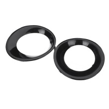 2PCS Lamp Hood Primed Black Fog Light Lamp Trim Driving Light Cover for- X3 E83 LCI 2007-2010