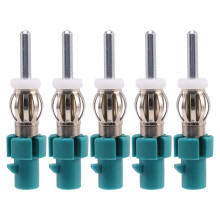 Adaptador de Antena EstéReo para Coche, 5 Uds., Conector de Radio FM AM, Convertidor de Enchufe de Antena Fakra una DIN para Receptor de Coche