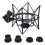 Microphone Shock Mount Support RéGlable Support de Microphone D'Enregistrement Support en MéTal Support de Microphone Pod (Noir) 1
