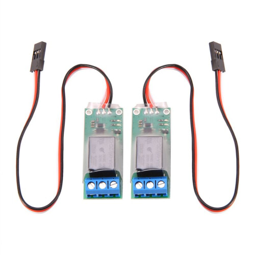 2PCS RC PWM Electronic Relay  for RC Airplane DIY Model Navigation Lights Controller Universal K1