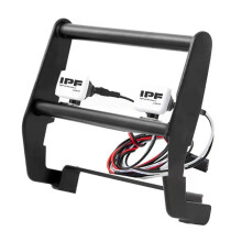 Front StoßStange Aus Rostfreiem Stahl mit LED Licht Anti-Kollision StoßStange für -4 TRX4 Bronco 1/10 RC Auto Teile