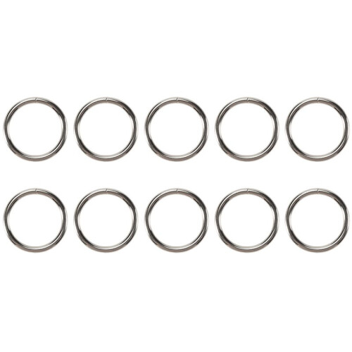 AnéIs de Macramê de Metal 2 Polegadas para Cabides de Plantas de Macramê Kit de 10 AnéIs de Metal Fivela o para Anel de Artesanato de Macramê