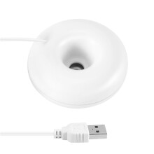 Humidificateur usb en forme de Donuts blanc pour le bureau humidificateur portable creatif Purificateur d'air blanc