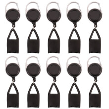 10 Pezzi nel Silicone Porta Accendino Manica Clip Copertura Protettiva Accendino Accessori per Fumatori con Portachiavi Retrattile