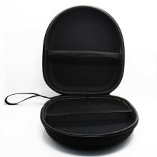 1 pc, stockage de cas dur pour les ecouteurs, cable d'ecouteur, ecouteurs transportant le sac de poche, boite de retenue de carte , noir