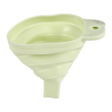 Novelty silicone folding funnel telescopic long Collapsible Style funnels for household liquid dispensing Kitchen Gadgets green