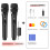 Universele U-Segment Oplaadbare Draadloze Microfoon Eén-Tot-Twee Microfoon U-Segment Home K Singer Handheldmicrofoon 2