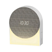 Sveglia Digitale 4 In 1 + Altoparlante + Altoparlante  + Luce Notturna, Sveglia con Luce Notturna per Camera da Letto