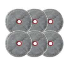 6PCS Mop Pads for  Code Zero Roboking Ai Vacuum Attachment T Replacement Mop Cloth