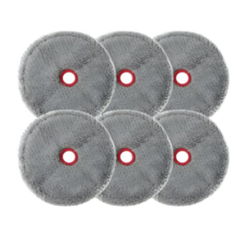 6PCS Mop Pads for  Code Zero Roboking Ai Vacuum Attachment T Replacement Mop Cloth