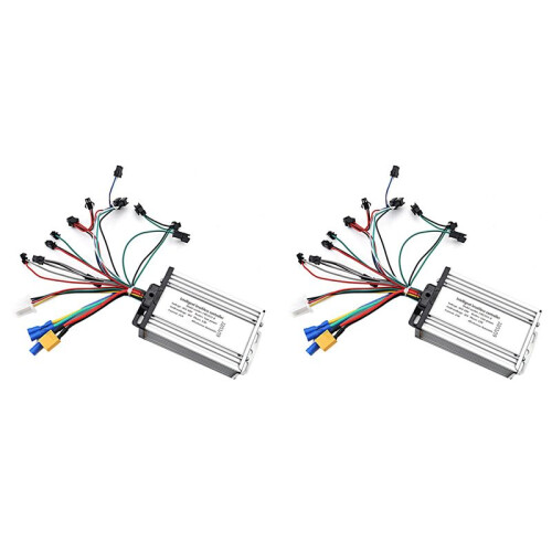 2X Elektroroller 36V-60V 25A Controller 36V 48V 52V 60V Intelligenter BüRstenloser Controller 6-RöHren-Universalcontroller