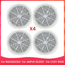 4 Pezzi di Filtro Adatti per RIGOGLIOSO JINPUS GL2103 LTLKY 900S Purificatore D'Aria Filtro A Carbone Attivo Accessori di Ricambio