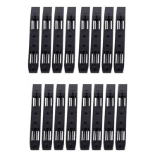 8 Pairs Hard Drive Rails Chassis Cage Accessories Drive Bay Slider Plastic Rails for 3.5 to 5.25 Hard Drive Tray Caddy
