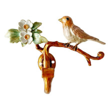 Perchero de Pared Decorativo Vintage con Forma de Pájaro para Colgar Ropa, Abrigos, Toallas, Llaves y Sombreros. Gancho de Pared de Metal.