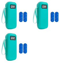 3X Insulin Cooler Travel Case with Temperature Display Waterproof Insulin Pen Cooler Bag Organizer Bag for Diabetics