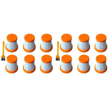 12x Efficient Particle Filter for Rowenta ZR009009 X-Touch AC9736 AC9736WO AM0 XTOUCH Handheld Vacuum Replacement Parts