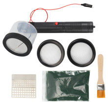 Flocking Kit Static Grass Applicator ABS Flocking Machine with Antislip Handle for DIY Scenic Modelling Diorama Scenery