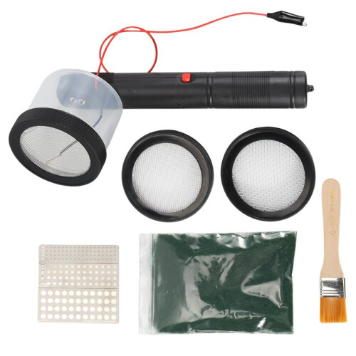 Flocking Kit Static Grass Applicator ABS Flocking Machine with Antislip Handle for DIY Scenic Modelling Diorama Scenery