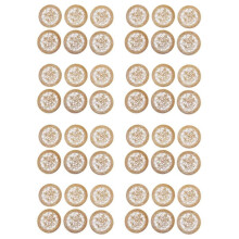 48 Beautiful Gold Colored Dining Table Coasters with Flowers