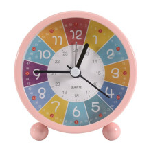 Educational Wall Clock for Kids Learning , Silent Non-Ticking Decorative Clock for Classrooms or Bedrooms