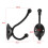 5 Pieces Wall Mounted Coat Hook Robe Hooks Cloth Hanger Coat Hanger Coat Hooks Rustic Hooks Key Hooks(Bronze) 2
