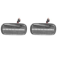 Auto LED Dynamische Zijmarkeringssignaallamp Licht Draailamp voor Accord CR-V Fit Jazz Wit