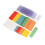 120 Sets File Document Tabs 2 Inch Hanging Folder Tabs and Multicolor Inserts for Quick Identification of Hanging Files 1