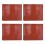 4PCS Silicone Dehydrator Mats with  - Silicone Sheets Compatible , Nonstick Silicone Tray Liner, High Temperature 2