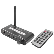 TråDlöS HIFI DAC-Omvandlare 5.2-Mottagare Audio Koaxial Till R/L 3,5 Mm Aux-Adapter med U Disk Mic