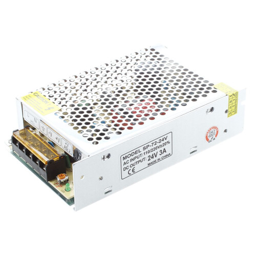 AC 110/220V 24VDC 3A 72W Voedingstransformator voor Flexibele LED-Striplamp