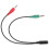 New Belted CTIA Computer Phone Headset Microphone Extension Cable 3.5 Second Revolution One 5