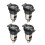 4X 12V 120W Cigarette Lighter Power Socket Plug Outlet for Car Motorcycle Boat 1