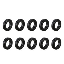 10X Transformator Drosselspulenteile Torus Ferritkern AS225-125A Schwarz