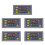 5X Digital  Delay Relay LED Display Cycle Timer Control  Adjustable Timing Relay  Delay  AC110-220V 1