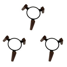 3X for Bracket Audio Bracket Accessories Wood Base Multifunctional Desktop Anti-Slip Bracket