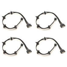 4X 15Pin Power Supply Splitter Cable Hard Drive 1 Male to 5 Female Extension Power Cord for DIY PC Sever