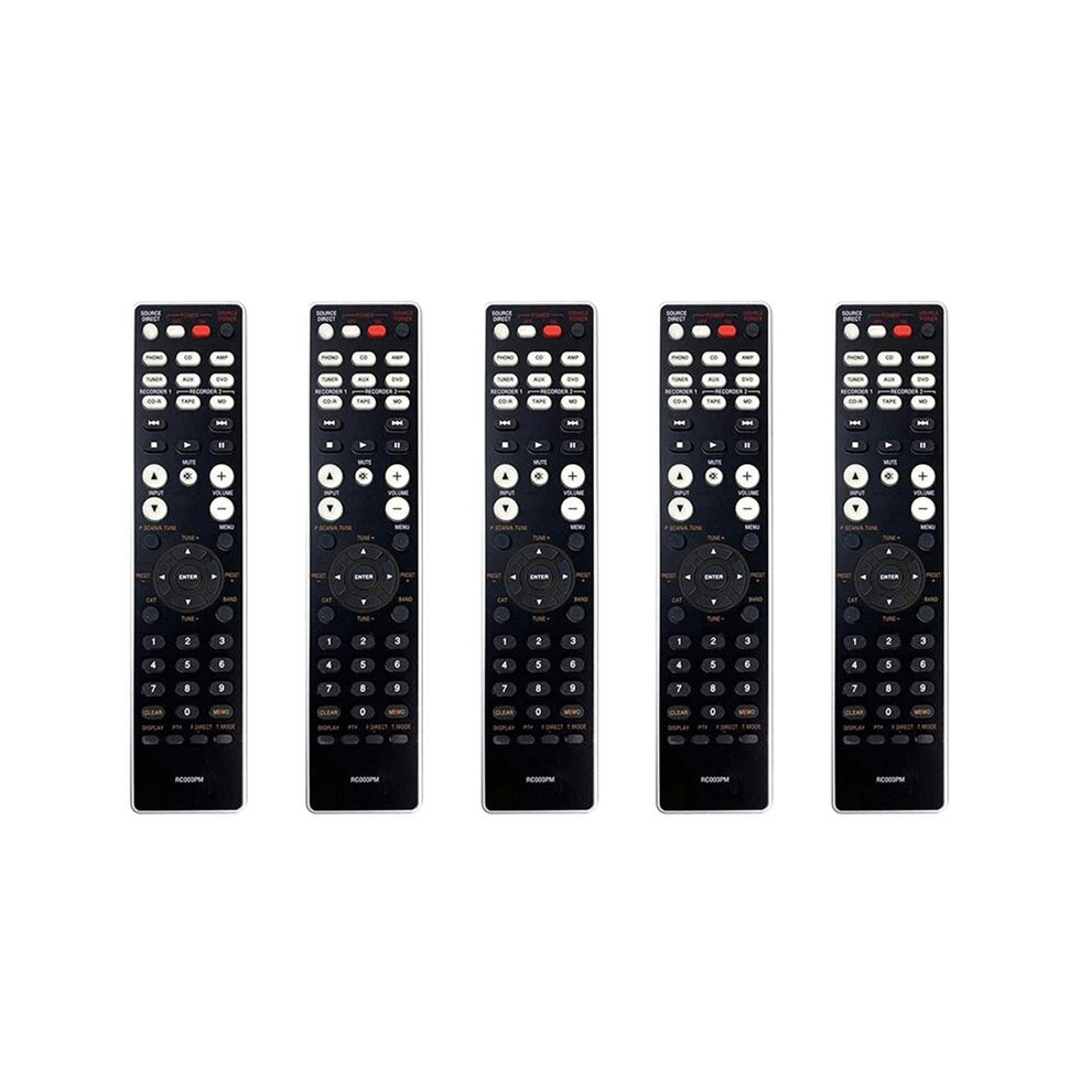 5X Replace Remote Control Rc003pm For Av Receiver Pm5003 Pm5004 Pm5005 Pm6003 Pm6004 Pm6005 Pm6006 Pm7003 6033977953721