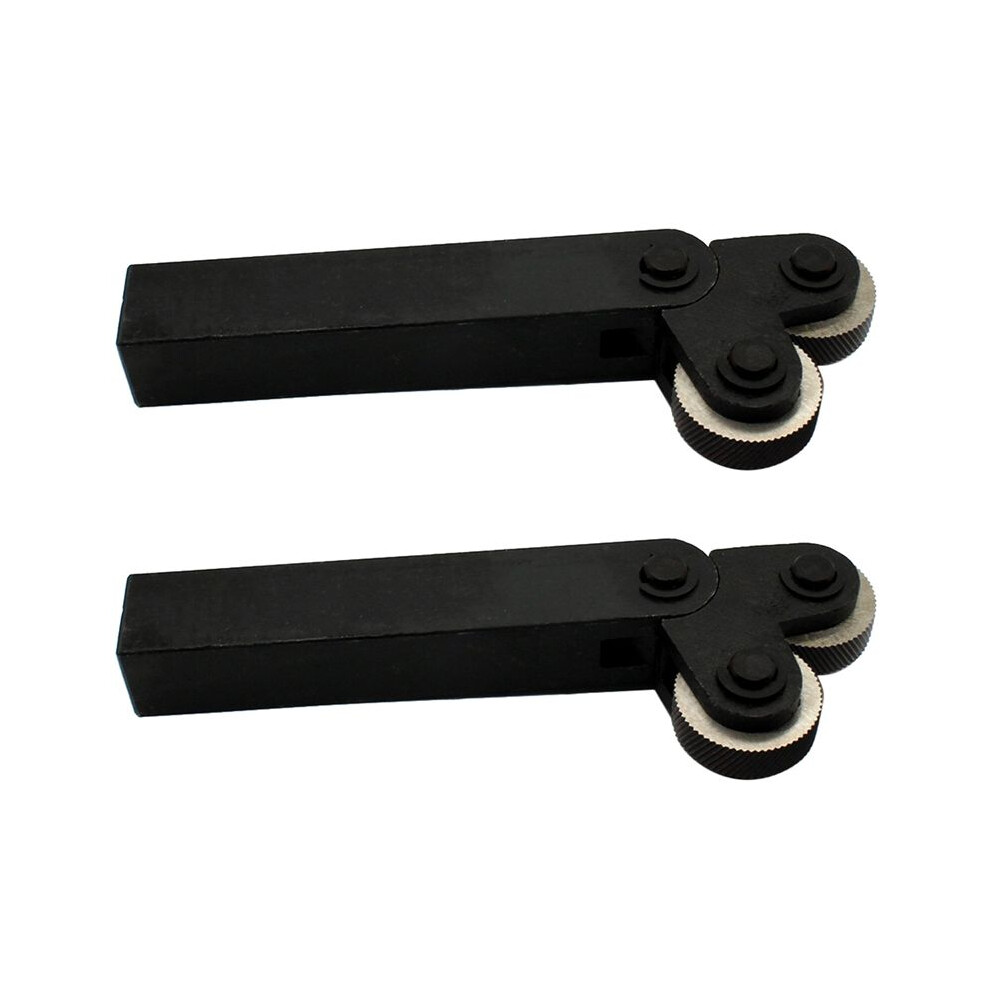2X Steel Lathe Cutter Tool Holder Hob Knurling Knife +Knurling Wheel 1.0Mm Hss Inner Hole Embossing Wheel 6034107118782
