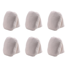 6X Auto Universal Ultra Soft Kopf StüTze Nacken Sitz Kissen Kopf StüTzen Bezug für - Beige