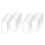 36 Pcs Acrylic Fridge Magnetic Frame ,  Double Sided Refrigerator Magnet Picture Frame Clear Frameless Display Frame 1