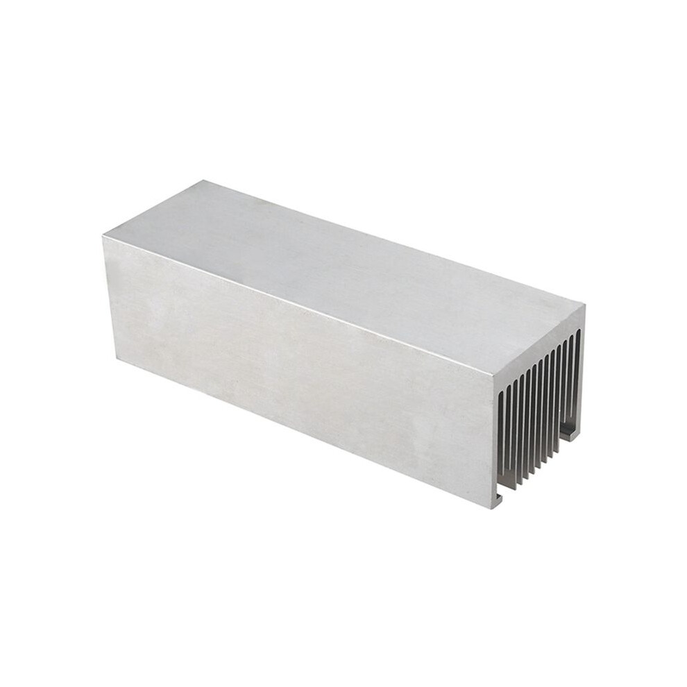 2X Aluminum Radiator 50X50x150mm Dense 14 Tooth Heat Sink For Power Amplifier Heater Computer Water Cooling System 4713940306977