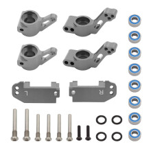 RC Car Front C-Säte Främre Styrkopp Bakaxelsätessats för 1/10 Slash 2WD RC Car Upgrade Parts Titan