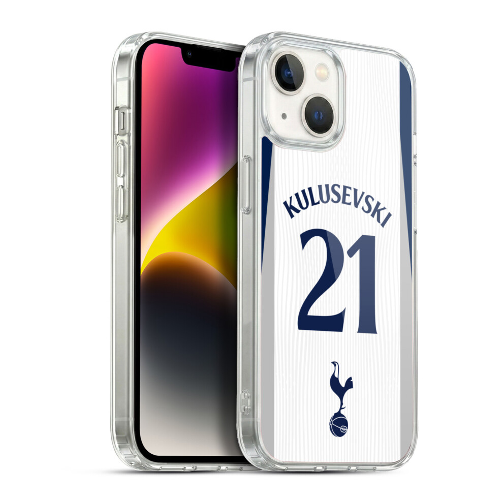 Head Case Designs Officially Licensed Tottenham Hotspur F.c. 2025/26 Players Home Kit Dejan Kulusevski Soft Gel Case For Apple Iphone 14 5057546938552